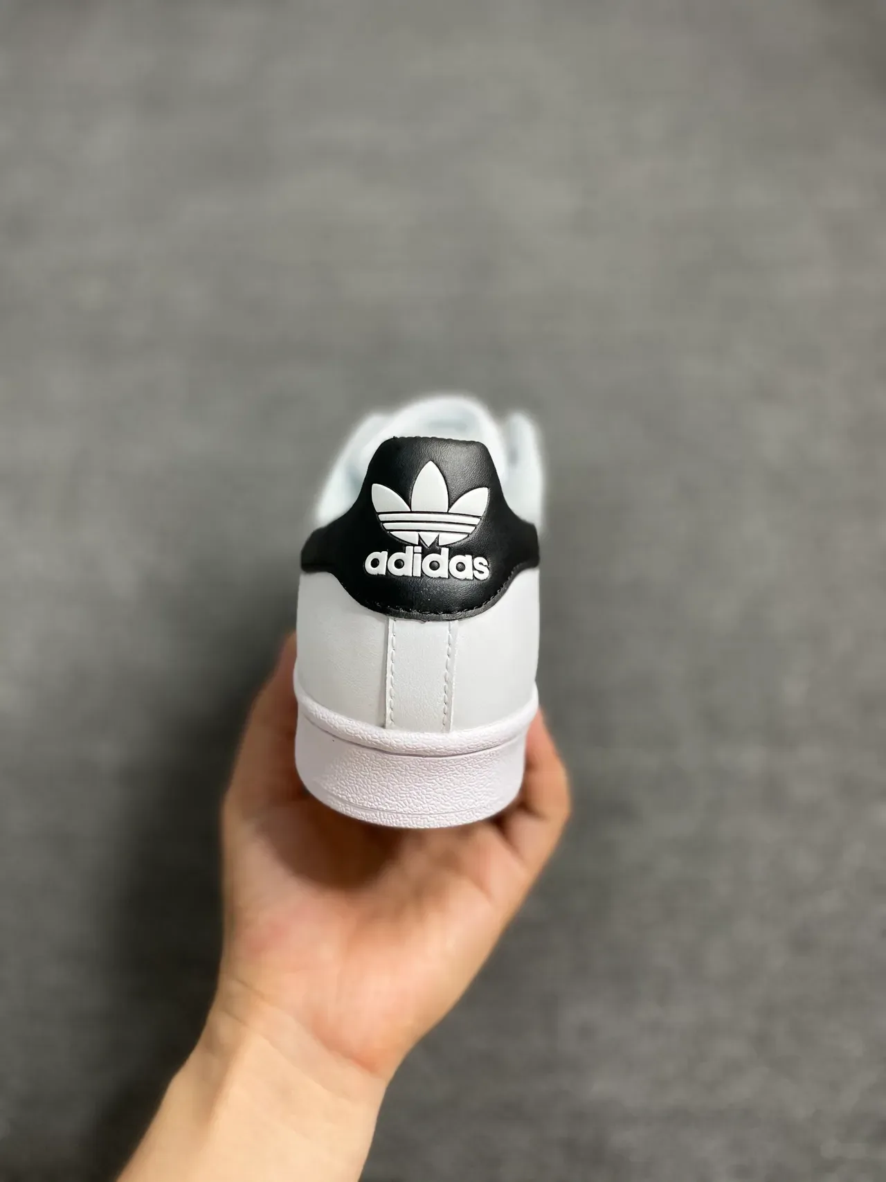 Adidas Superstar White Black Gold Lifestyle Sneakers 5