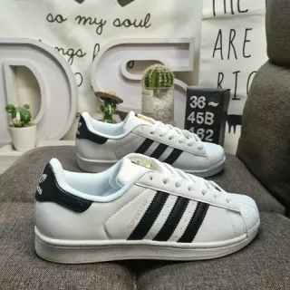 Adidas Superstar White Black Lifestyle Sneakers