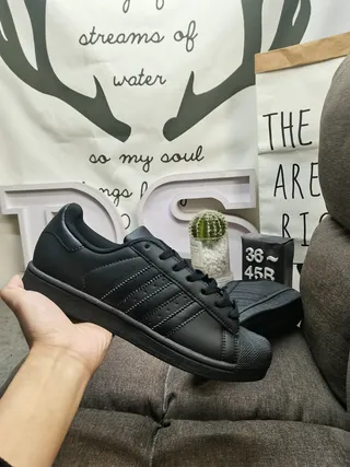 Adidas Superstar White Black Lifestyle Sneakers 5