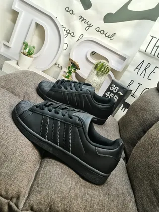 Adidas Superstar White Black Lifestyle Sneakers 7