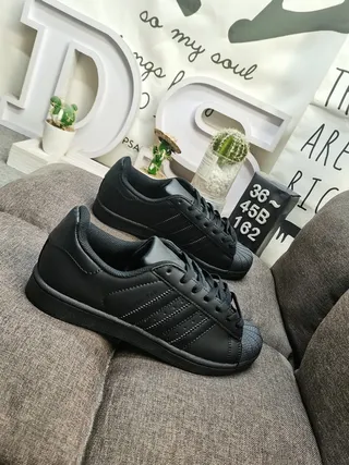 Adidas Superstar White Black Lifestyle Sneakers 9