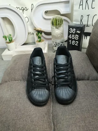 Adidas Superstar White Black Lifestyle Sneakers 10