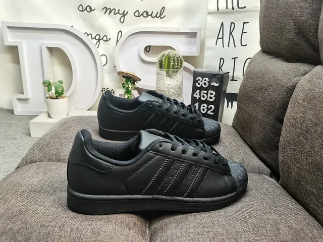 Adidas Superstar White Black Lifestyle Sneakers 11