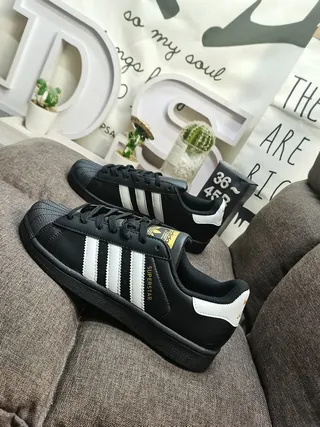 Adidas Superstar White Black Lifestyle Sneakers 17