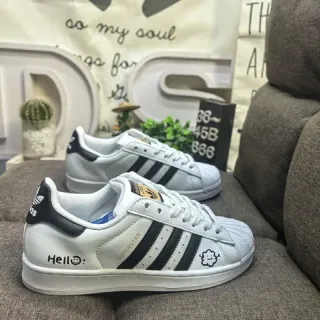 Adidas Superstar White Black Shell-Toe Lifestyle Sneakers