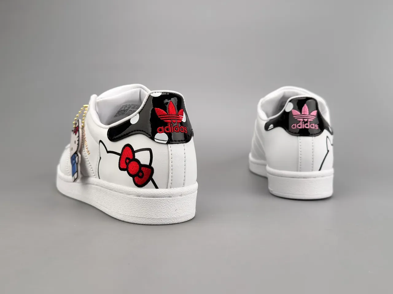 Adidas Superstar White Hello Kitty Graphic Lifestyle Sneakers 8