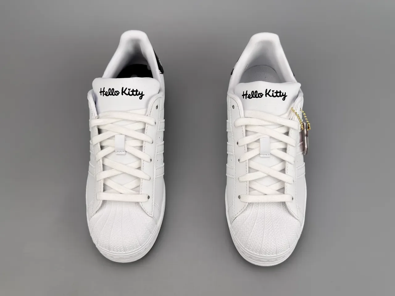 Adidas Superstar White Hello Kitty Graphic Lifestyle Sneakers 9