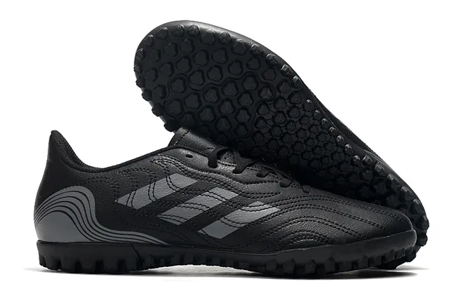 Adidas Blanc Bleu Basse Coupe Haut Synthétique Semelle Moldée Turf Chaussures de Football 3