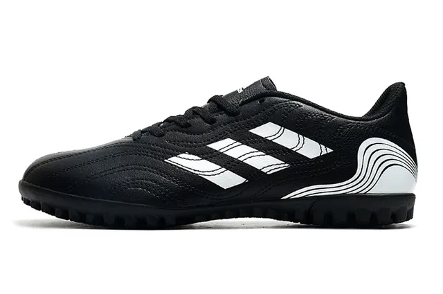Adidas Blanc Bleu Basse Coupe Haut Synthétique Semelle Moldée Turf Chaussures de Football 23