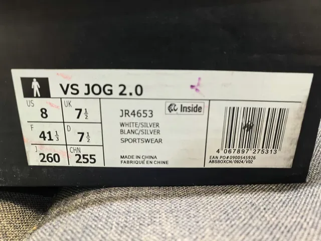 Adidas Blanc Gris Rétro Runner Silhouette Cuir/suede Supérieur Style de Vie Sneakers 2