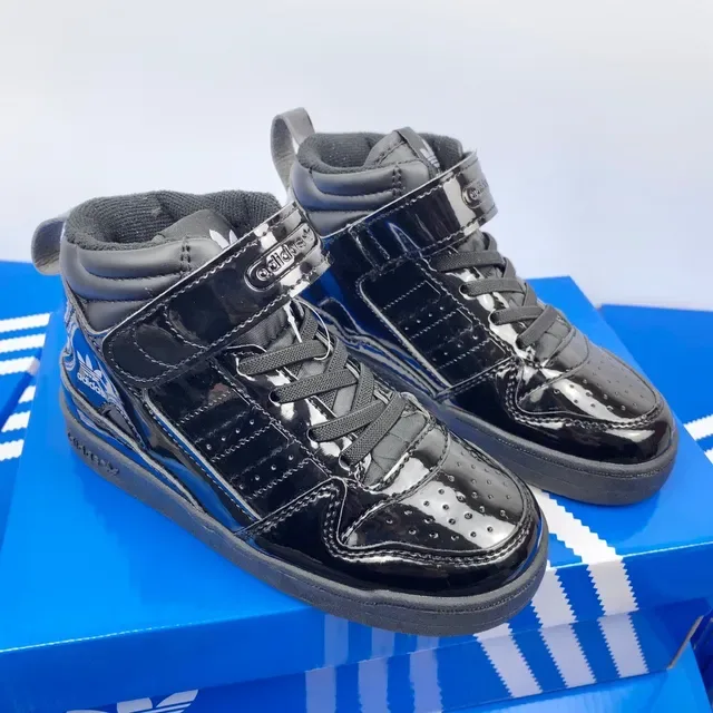 Adidas White Green High-Top Strap-Closure Lifestyle Sneakers 9