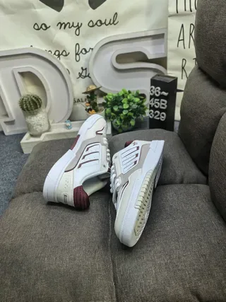 Adidas White Green Low-Top Padded Collar Lifestyle Sneakers 6