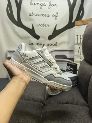 Adidas White Green Low-Top Padded Collar Lifestyle Sneakers 15