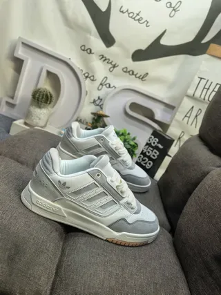 Adidas White Green Low-Top Padded Collar Lifestyle Sneakers 19