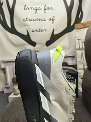 Adidas White Green Platform Sole Three-Stripe Branding Sneakers 3