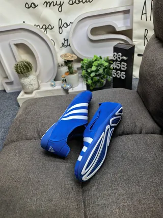 Adidas White Green Slip-On Elastic Strap Closure Casual Shoes 16