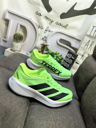 Adidas White Orange Low-Top Mesh Upper Running Shoes 19