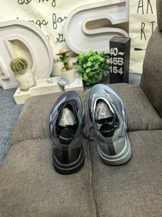 Adidas x SATISFY Gray Black Sculpted Midsole Asymmetrical Lacing Lifestyle Sneakers 8