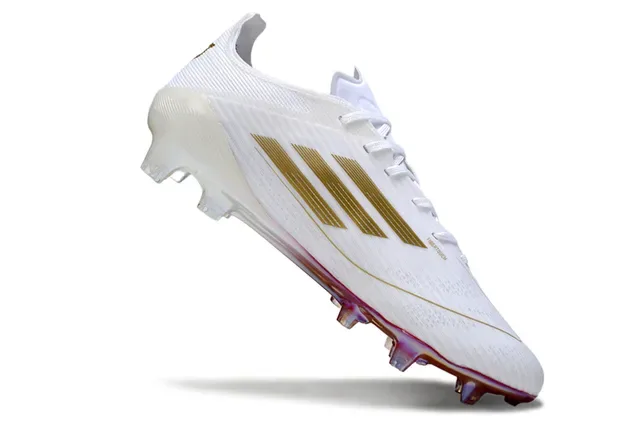 Botines de football Adidas X Blancs Rouges Dorés Dragón pour terrain ferme 2