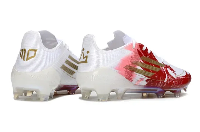 Botines de football Adidas X Blancs Rouges Dorés Dragón pour terrain ferme 5