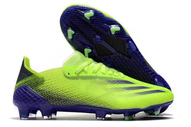 Adidas X Speedflow Cyclops Electric Blue Yellow chaussures de football à crampons pour terrain ferme 5