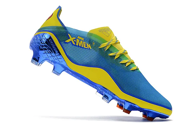 Adidas X Speedflow Cyclops Electric Blue Yellow chaussures de football à crampons pour terrain ferme 15