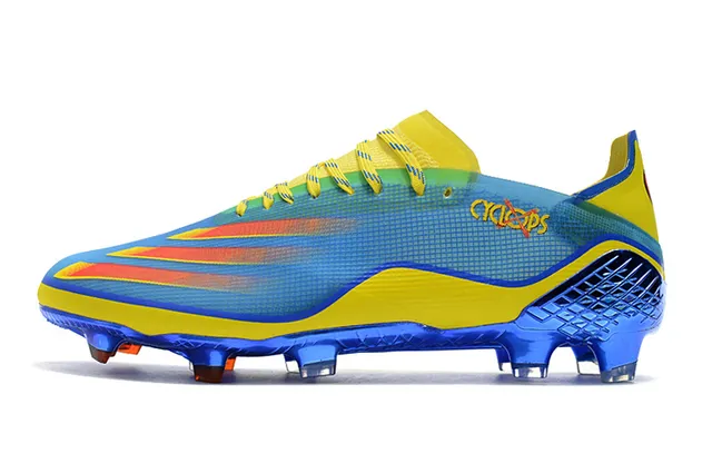 Adidas X Speedflow Cyclops Electric Blue Yellow chaussures de football à crampons pour terrain ferme 17