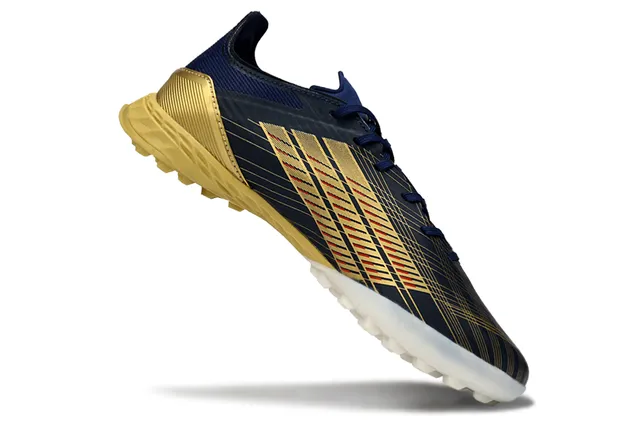 Adidas X Speedflow Dembélé Navy Gold Chaussures de football pour gazon artificiel 2