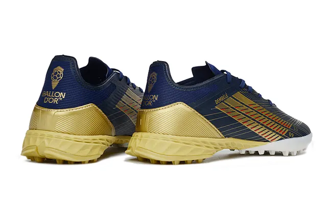Adidas X Speedflow Dembélé Navy Gold Chaussures de football pour gazon artificiel 5