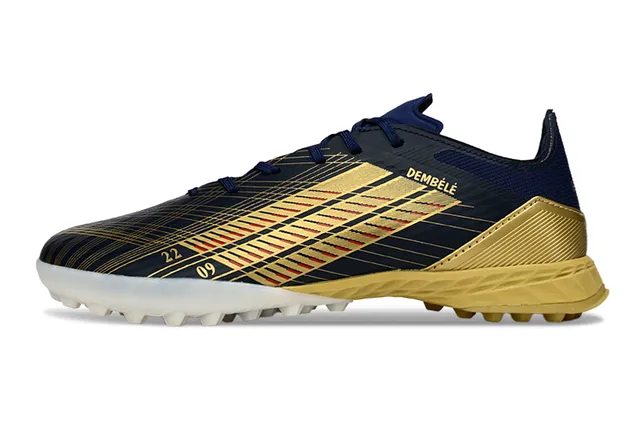 Adidas X Speedflow Dembélé Navy Gold Chaussures de football pour gazon artificiel 7