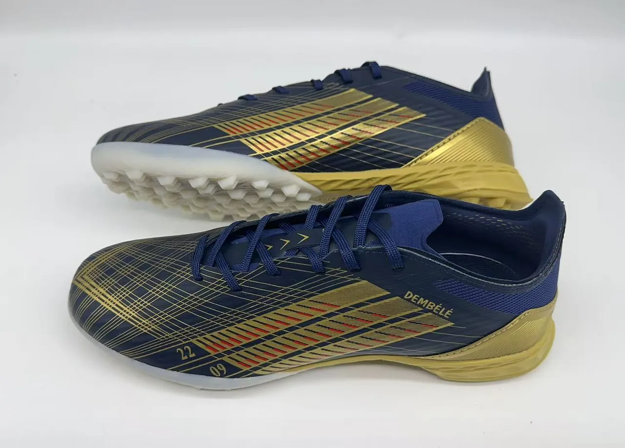Adidas X Speedflow Dembélé Navy Gold Chaussures de football pour gazon artificiel 10