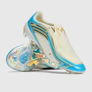 Adidas X Speedflow Laceless Cyan and Gold Firm-Ground Soccer Shoes