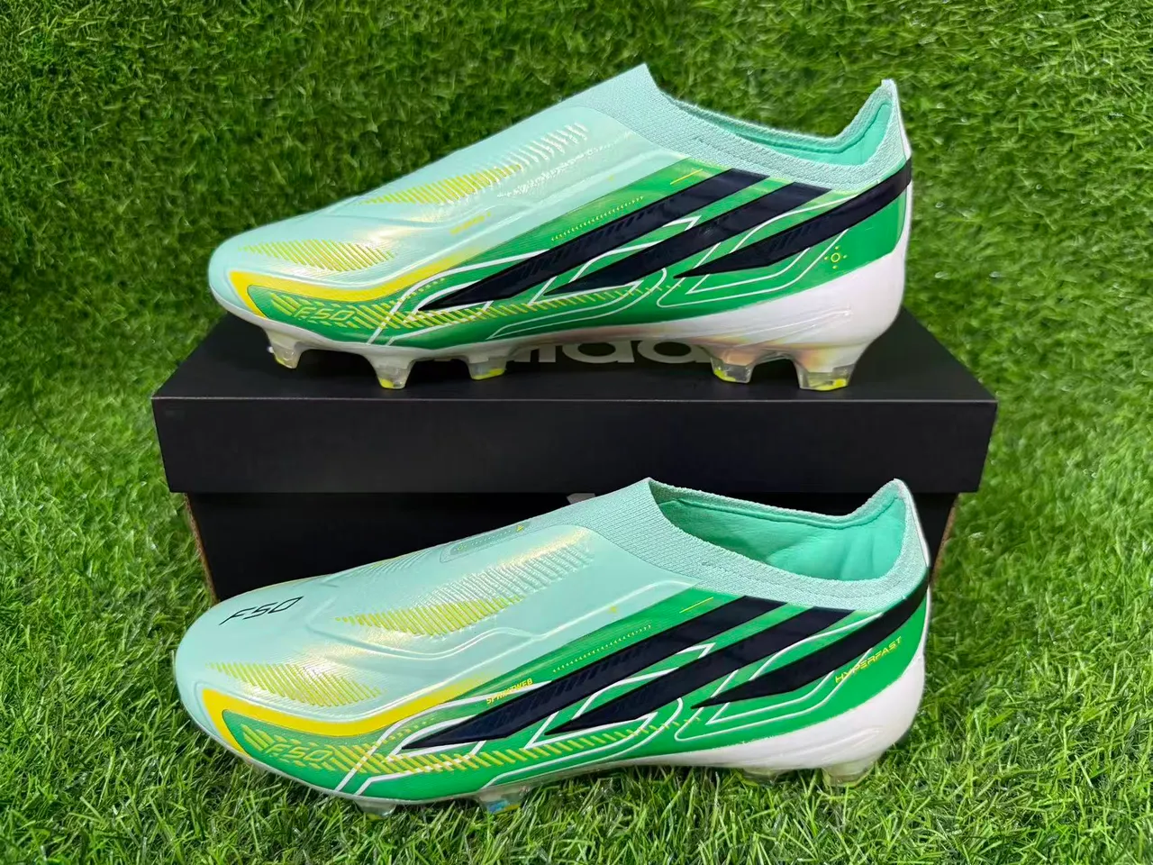 Adidas X Speedflow Vert Menthe Iridescent Firm-Ground Chaussures de football 9