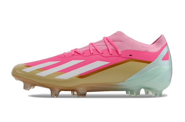 Adidas X Speedflow Pink Gold Mint Firm-Ground Soccer Shoes 7