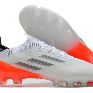 Adidas X Speedflow सफेद नारंगी फर्म-ग्राउंड सोकर जूते