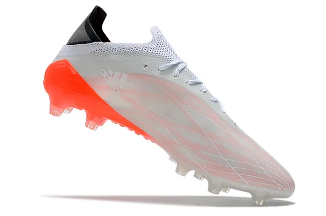 Adidas X Speedflow Chaussures de football blanc orange terrain ferme 2
