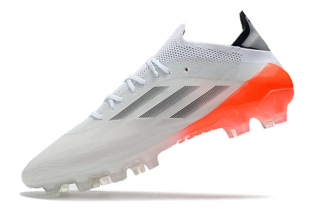 Adidas X Speedflow Chaussures de football blanc orange terrain ferme 3