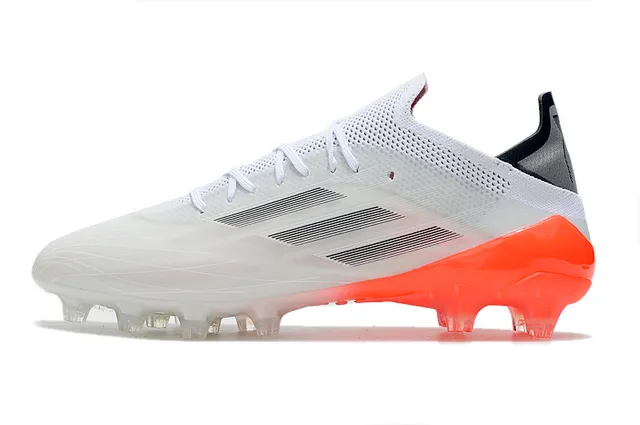 Adidas X Speedflow Chaussures de football blanc orange terrain ferme 7