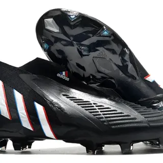 Adidas X Speedportal काला लाल सफेद नीला Firm-Ground फुटबॉल जूते