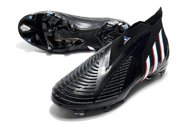 Adidas X Speedportal أسود أحمر أبيض أزرق Firm-Ground أحذية كرة القدم 6