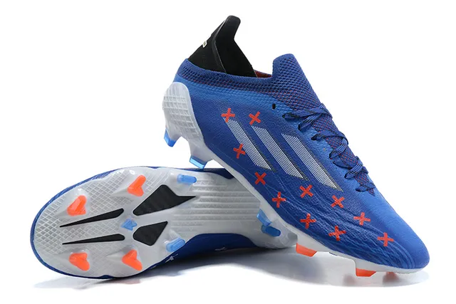 Adidas X Speedportal Blue Orange Firm-Ground Soccer Shoes 6
