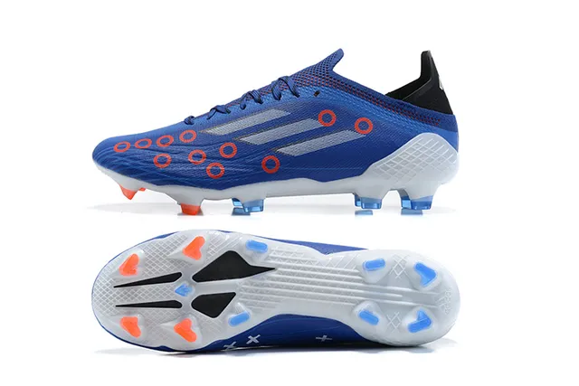 Adidas X Speedportal Blue Orange Firm-Ground Soccer Shoes 9