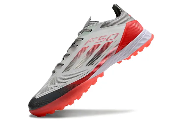 Adidas X Speedportal Lightstrike Red Gray Chaussures de football en pelouse artificielle 3