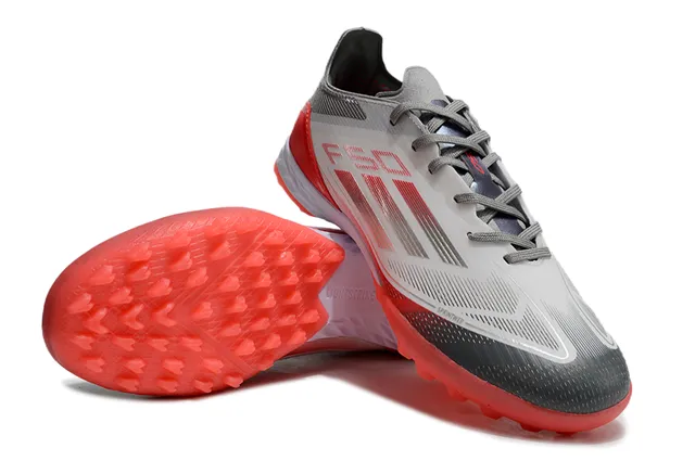 Adidas X Speedportal Lightstrike Red Gray Chaussures de football en pelouse artificielle 4