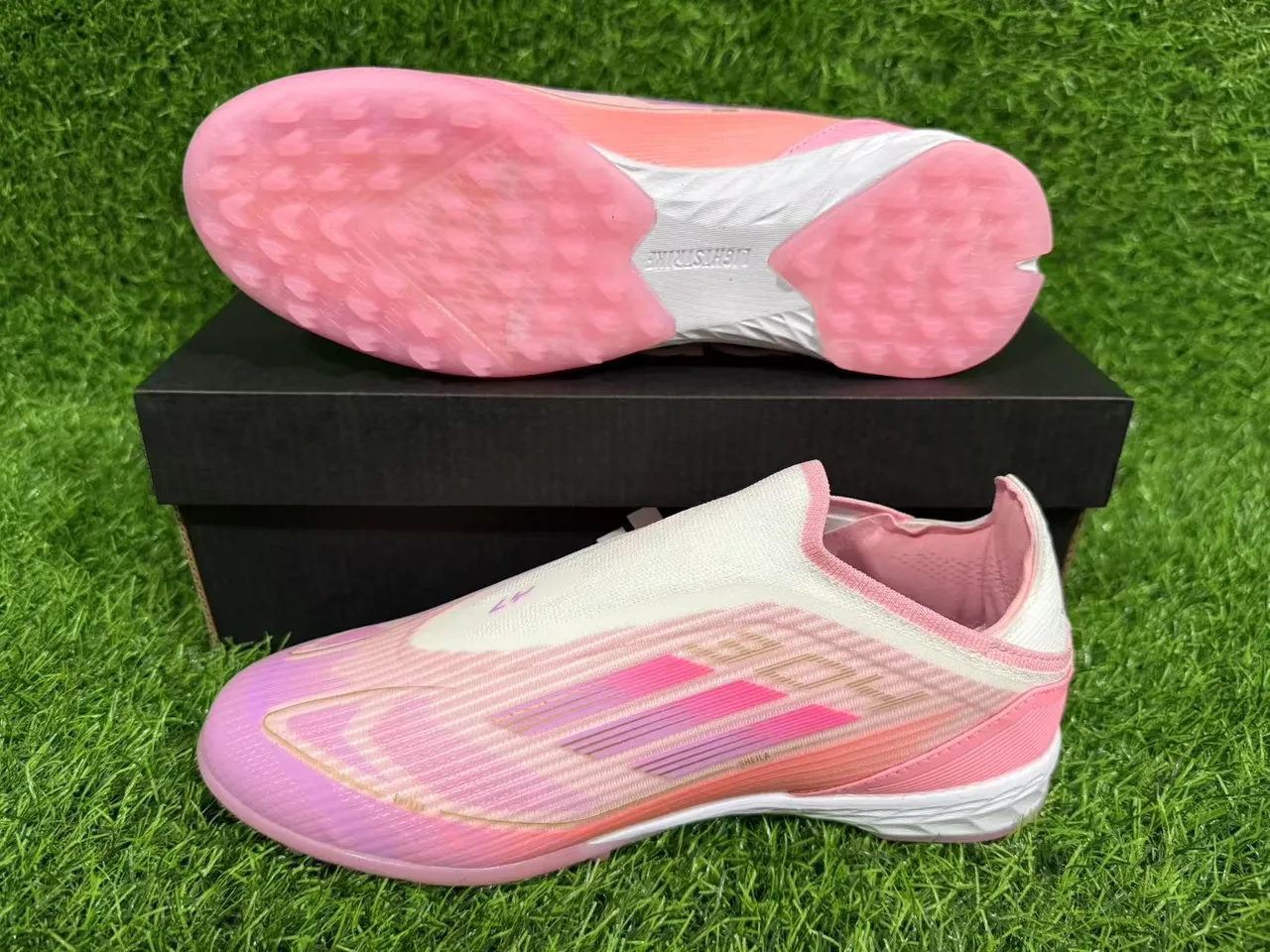 Adidas X Speedportal Chaussures de football rose dégradé turf 15