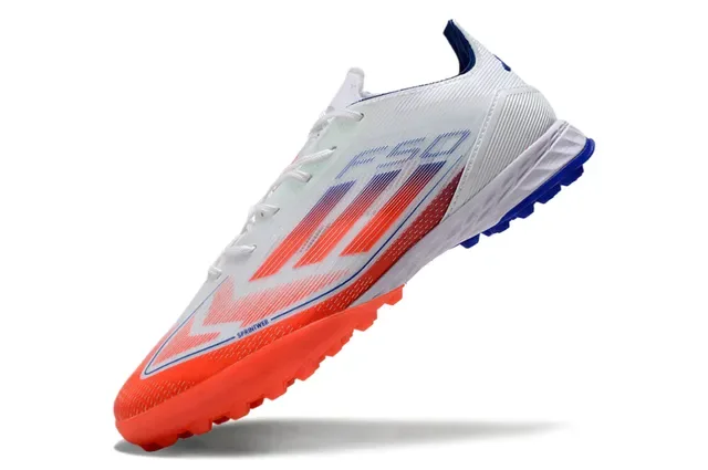 Adidas X Speedportal Blanc Orange Bleu Turf Chaussures de football 3