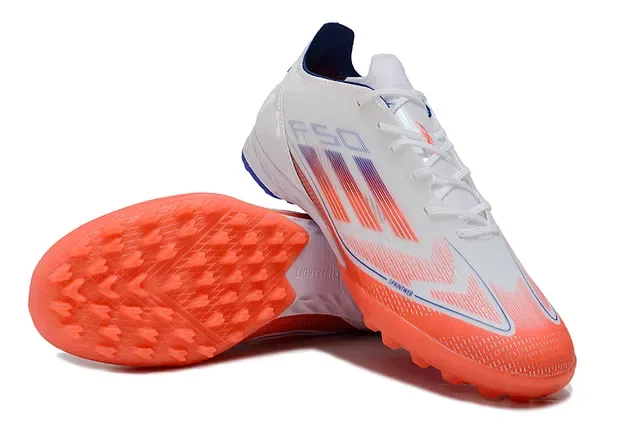 Adidas X Speedportal Blanc Orange Bleu Turf Chaussures de football 4