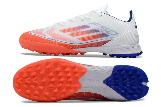 Adidas X Speedportal Blanc Orange Bleu Turf Chaussures de football 6