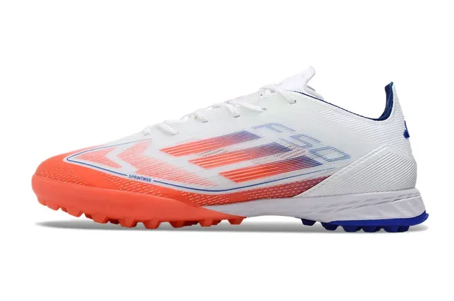 Adidas X Speedportal Blanc Orange Bleu Turf Chaussures de football 7