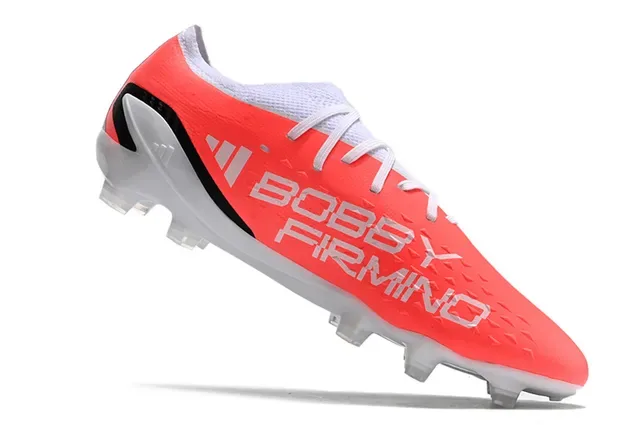 Adidas X Speedportal Blanc Rouge Noir Chaussures de football à crampons pour terrain ferme 2